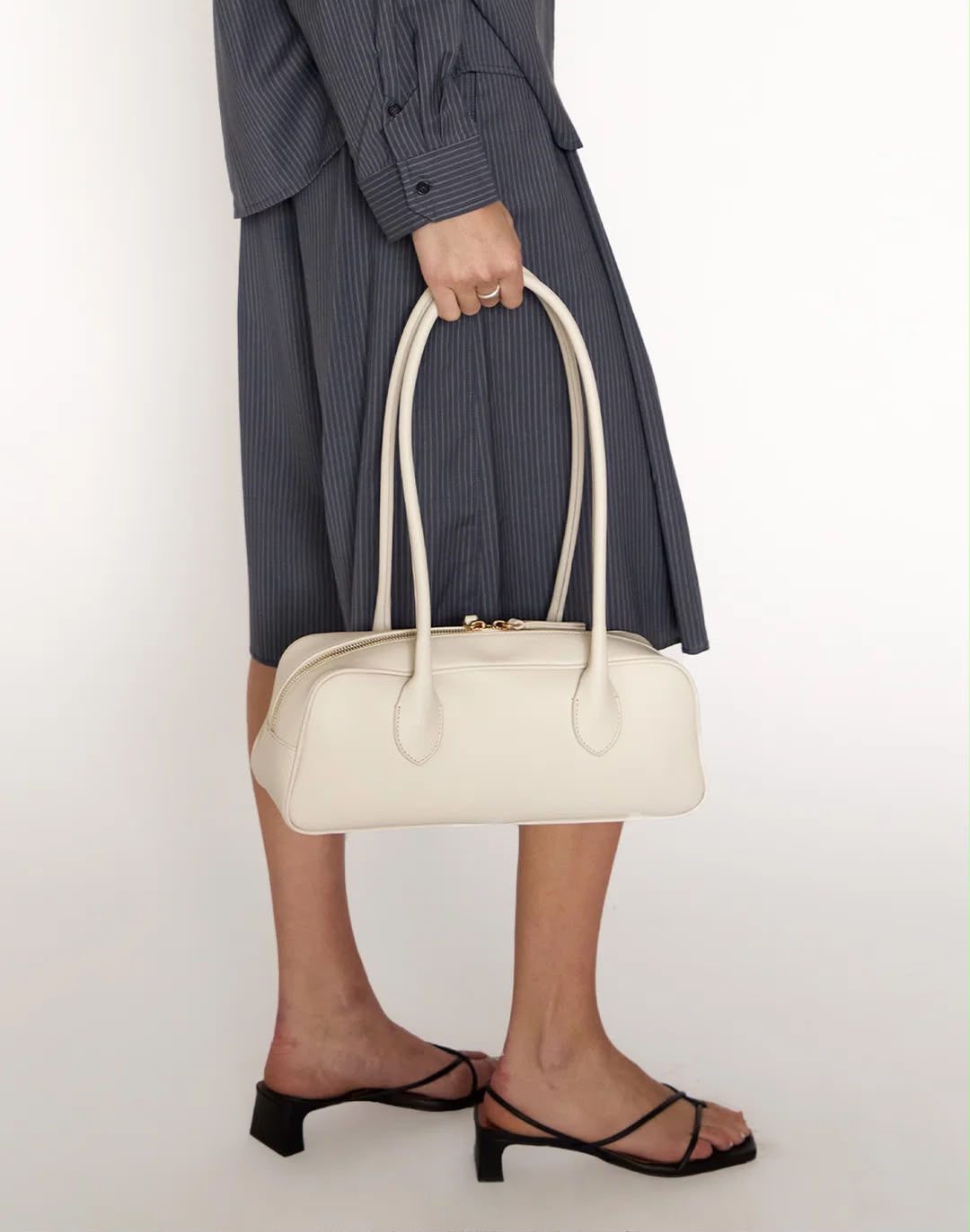 Ivory-White Stadra Bag
